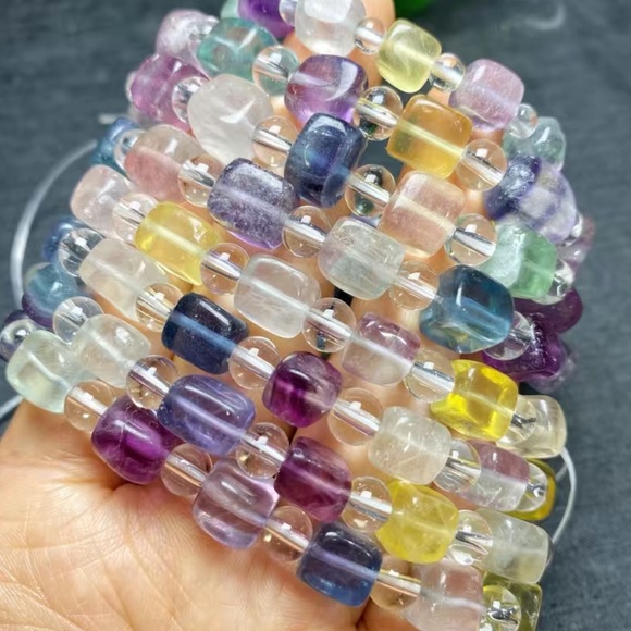 None Jewelry - Genuine Fluorite ✨SPIRITUAL DETOX✨ Gemstone bracelet
